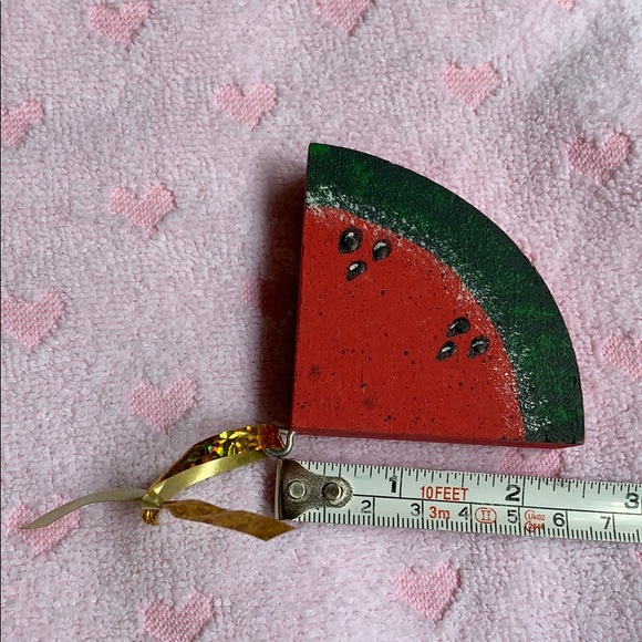 2.5” wooden block watermelon 🍉 ornament decor - Picture 7 of 8
